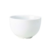 White Porcelain Chip / Soup Bowl